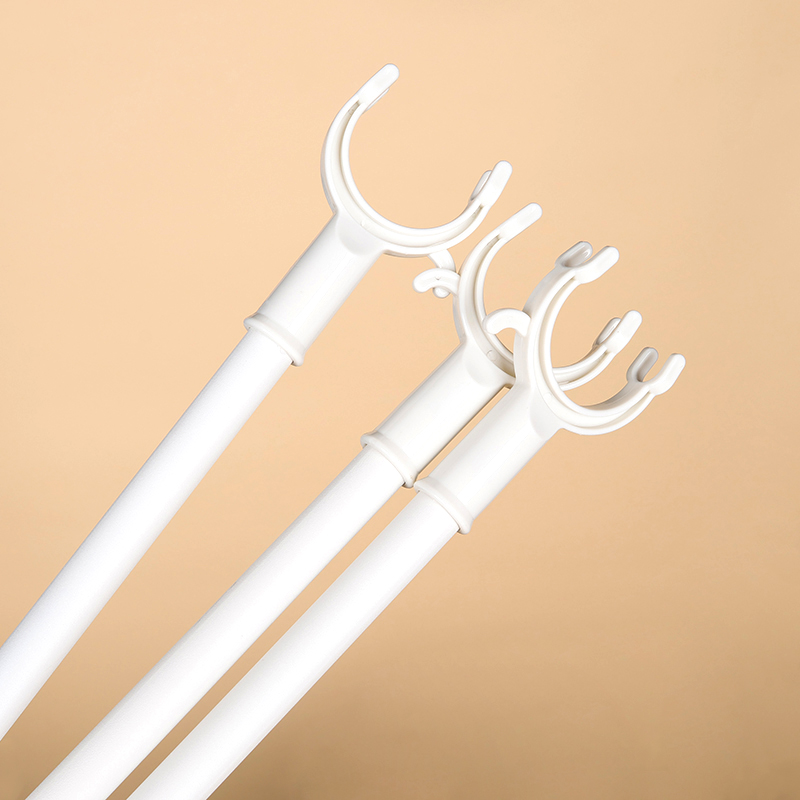 013 (White) Plastic Spraying Sand Rod Big Head Clothes Fork (120)