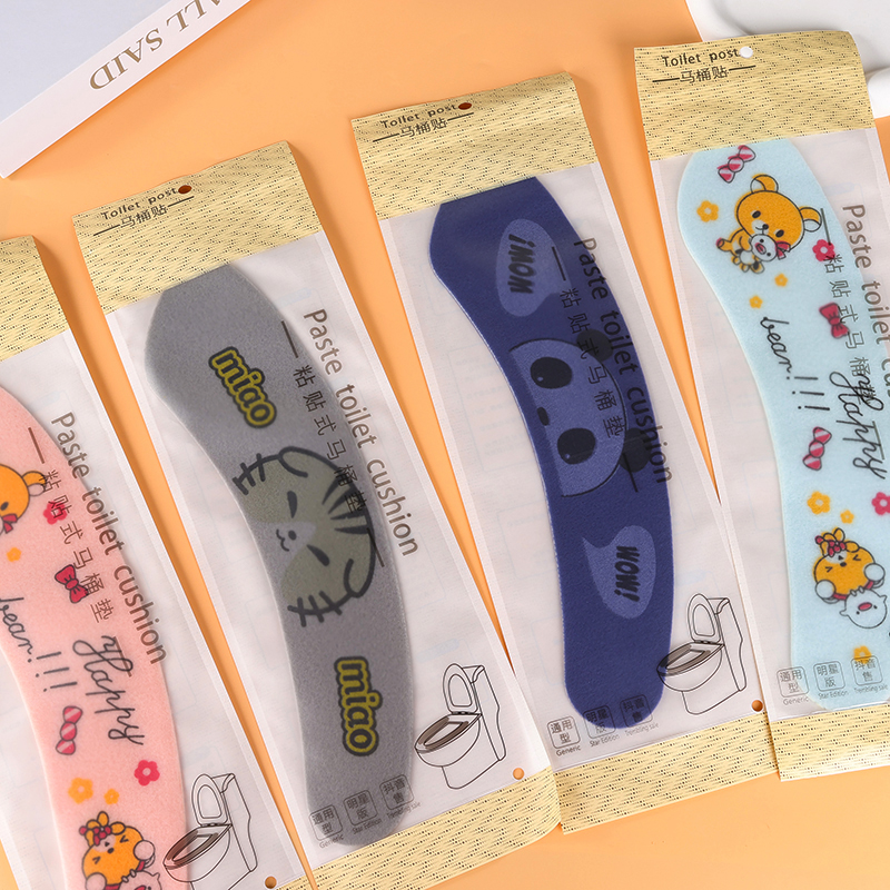 0102 cartoon bag paste toilet mat (50)