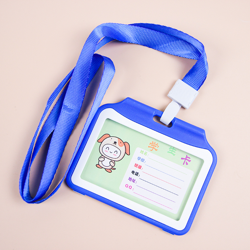 1.5 Two-Tone Long Strap Card Holder (Horizontal) - Ảnh 3