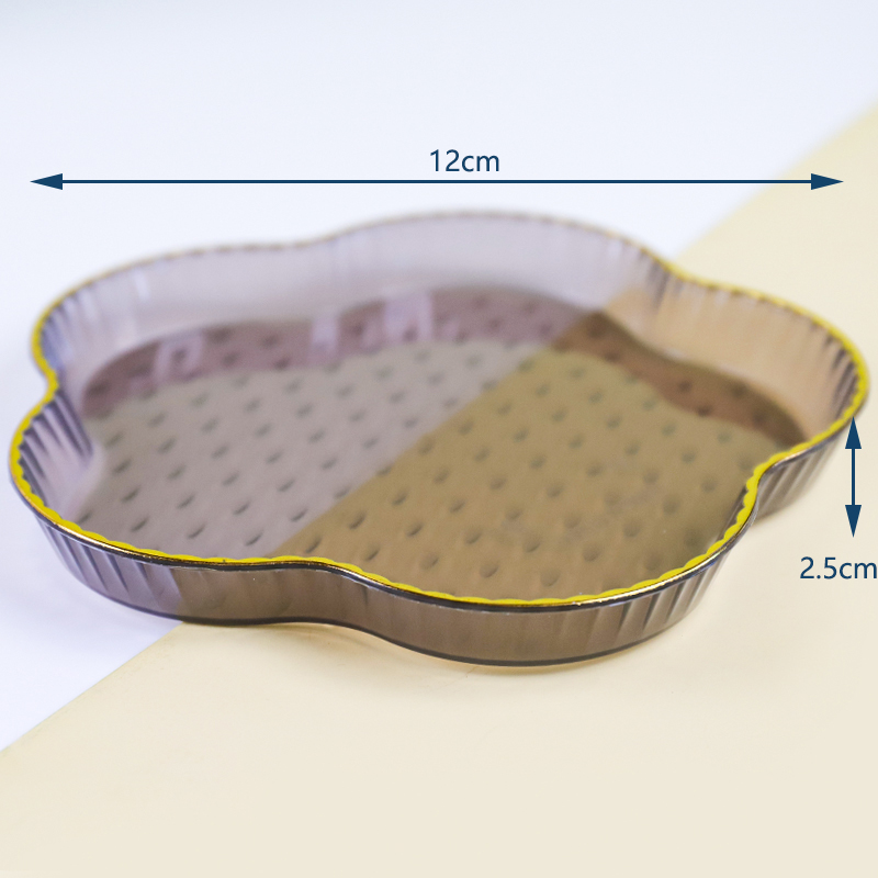 2627 Gold Plum Blossom Plate - Image 3