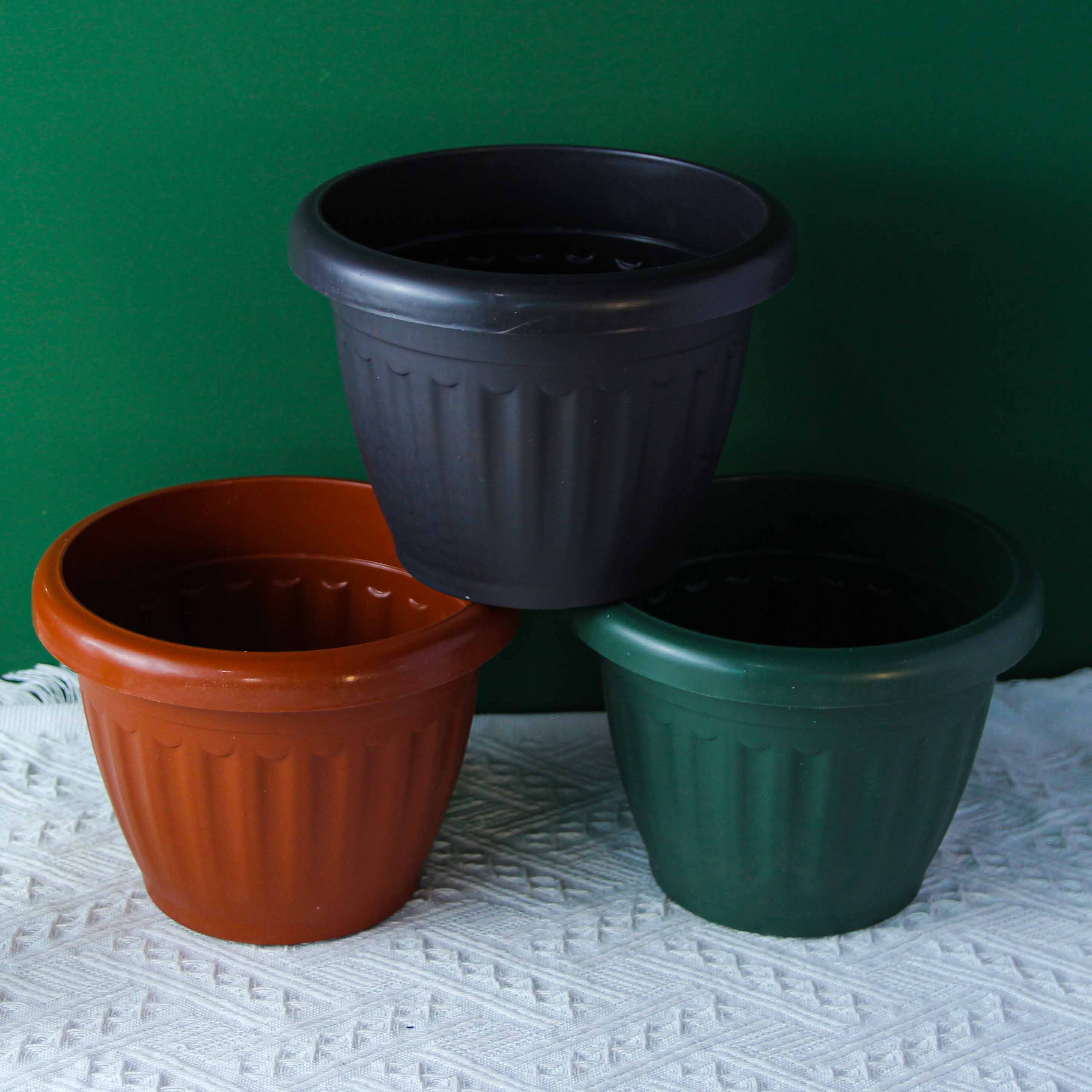 5-220 Colorful Round Flower Pot