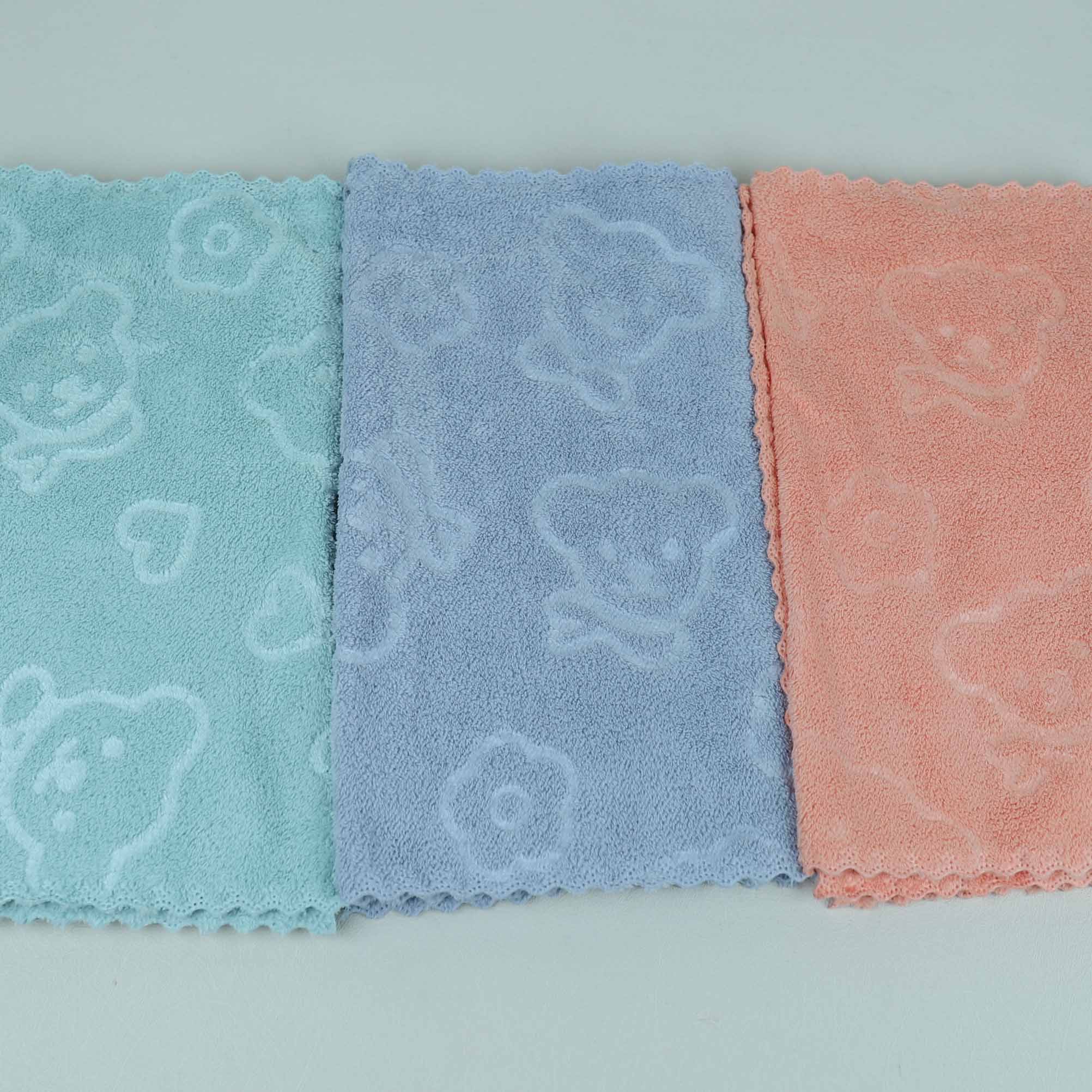 30*70 Embossed Bear Towel