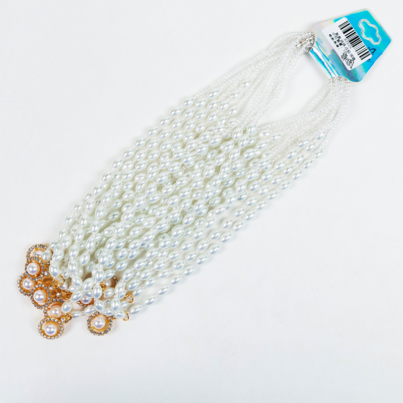 New Style Pearl Rhinestone Necklace - Ảnh 4