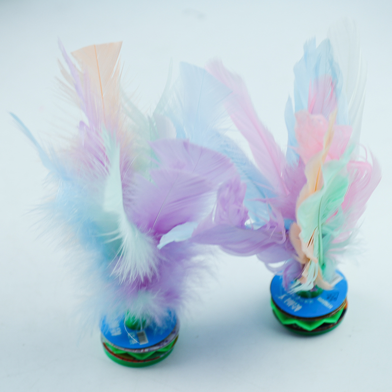 Macaron Flat Shuttlecock (Chicken Feather)