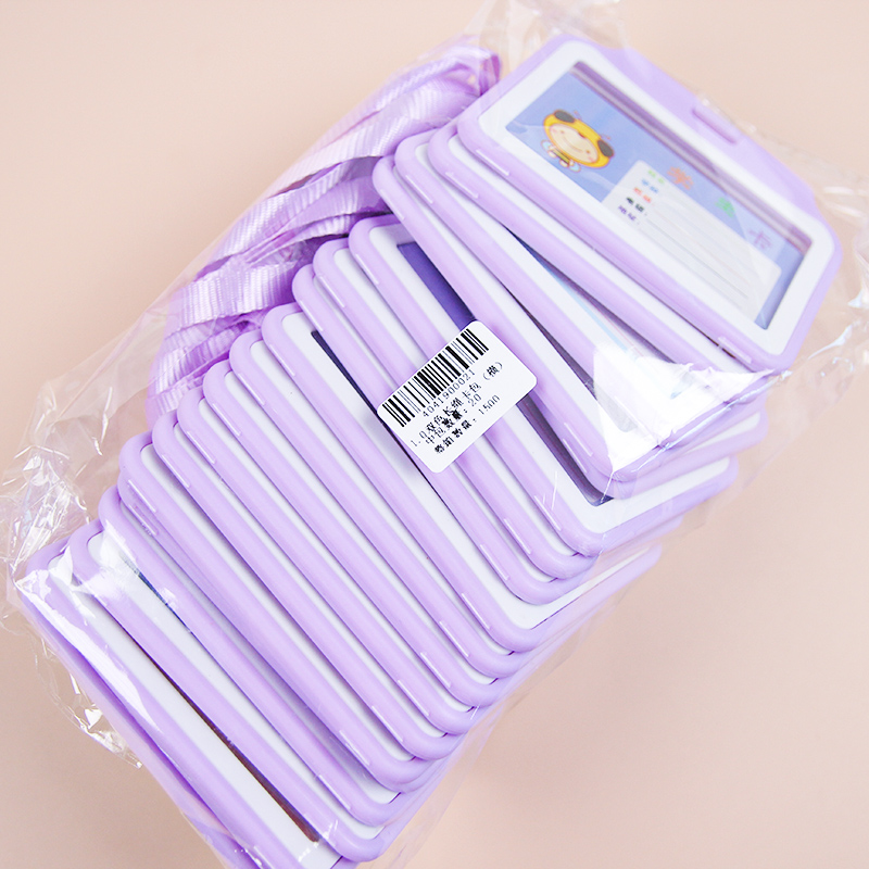 1.0 Two-Tone Long Strap Card Holder (Horizontal) - Image 4