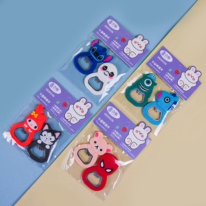 Heshun elevator cartoon beer bottle opener