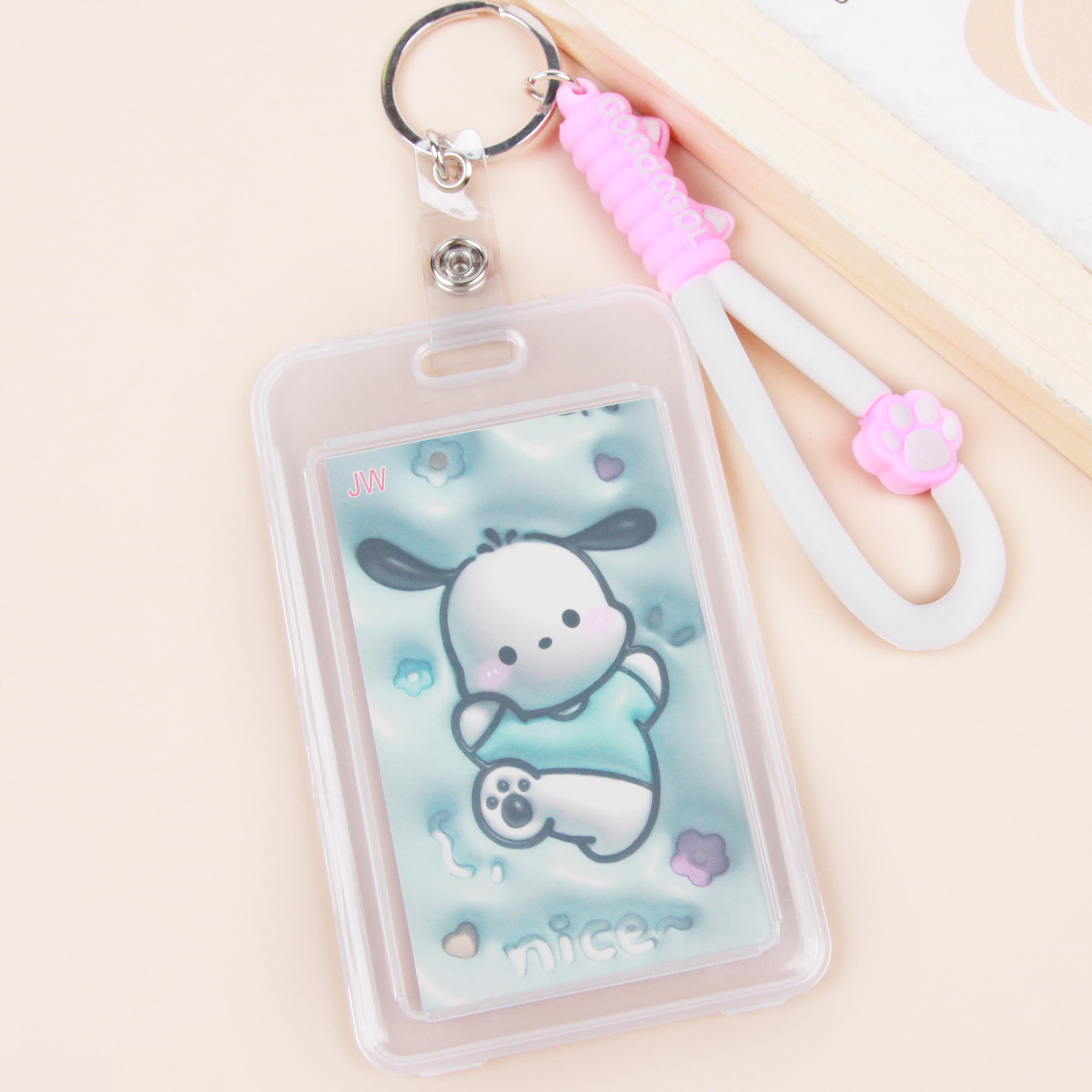 Jw-678 Jelly Cat Paw String Card Holder (Short String) - Ảnh 3