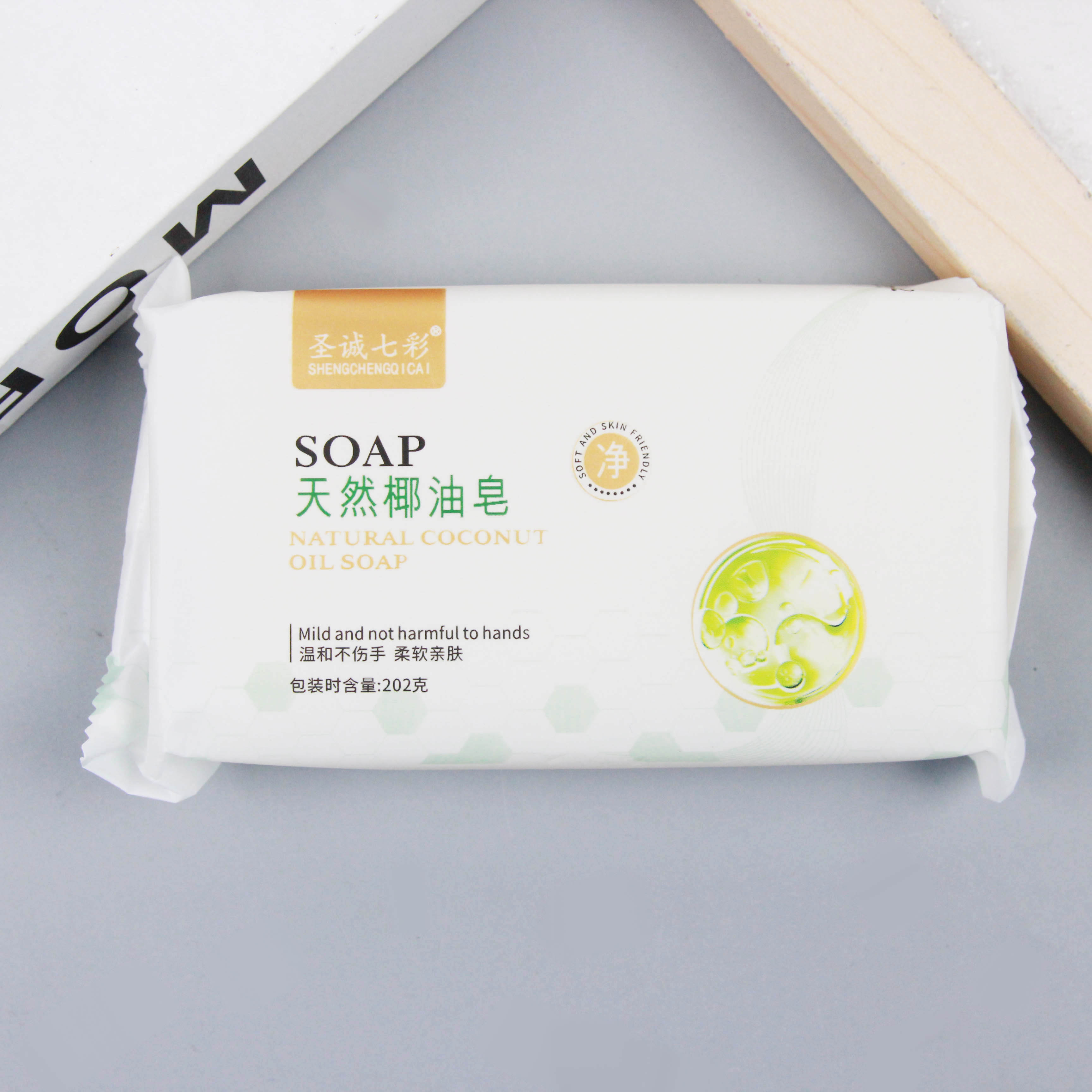 ●Shengcheng Colorful 0677 Natural Coconut Oil Soap (202g)●