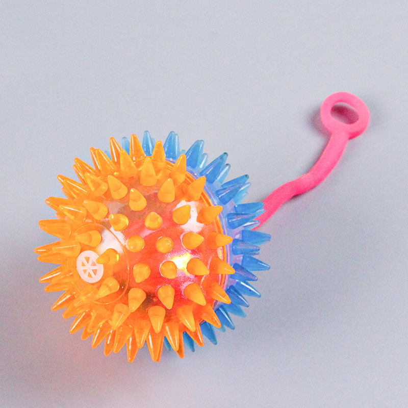 6.5 Colorful Two-Tone Spiky Ball - Gambar 2