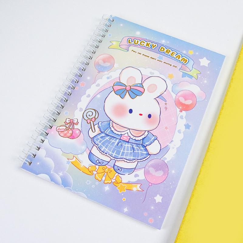 A5-2121 Side Flip Spiral Book (Cover Random)