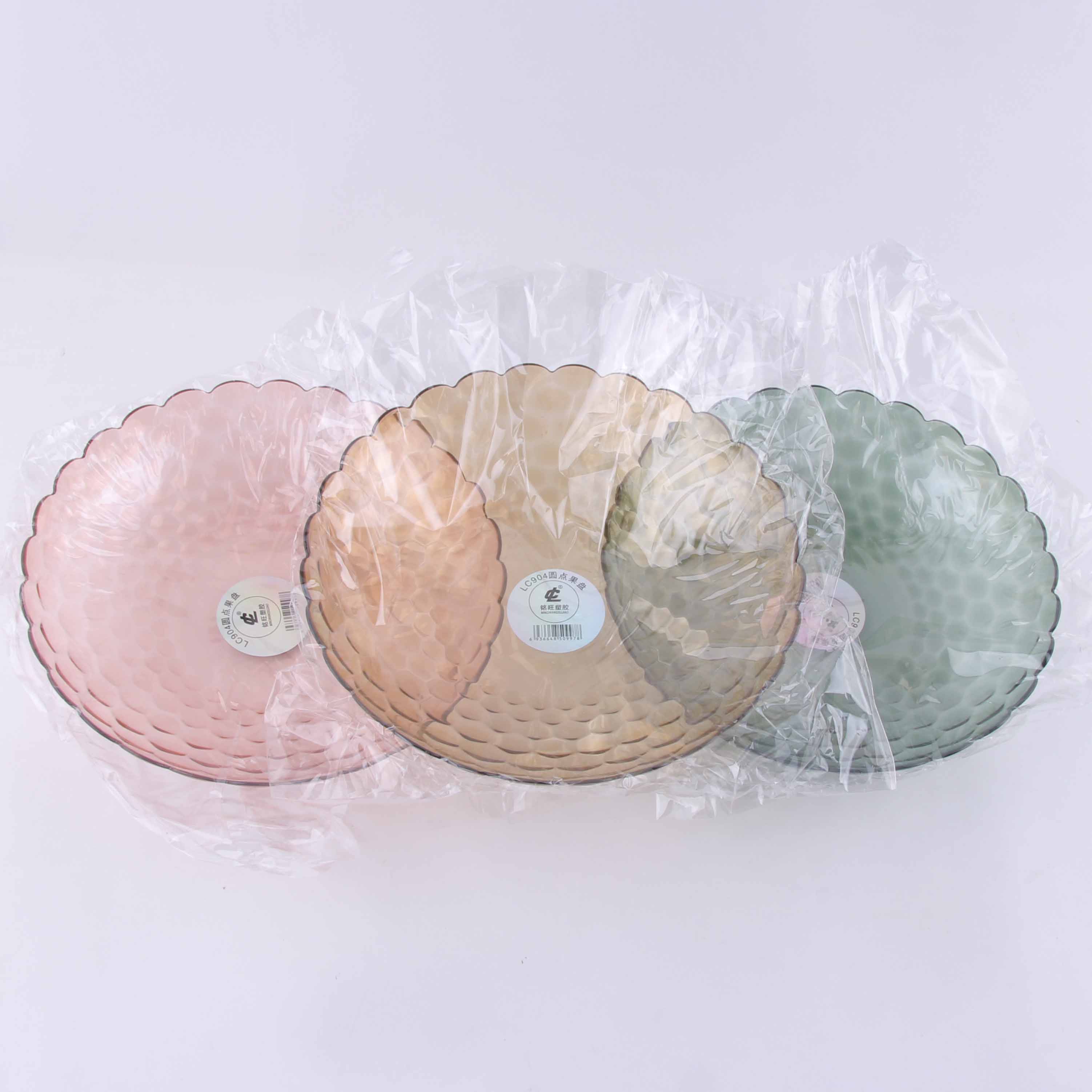 Lc904 Round Dot Fruit Plate