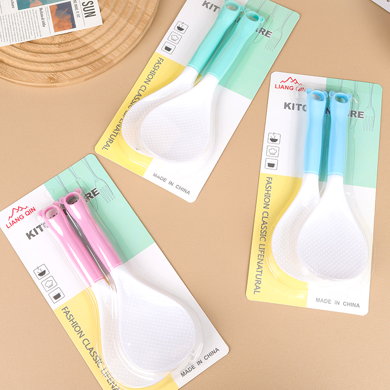 285-B2 Two Two-color White Rice Spoons