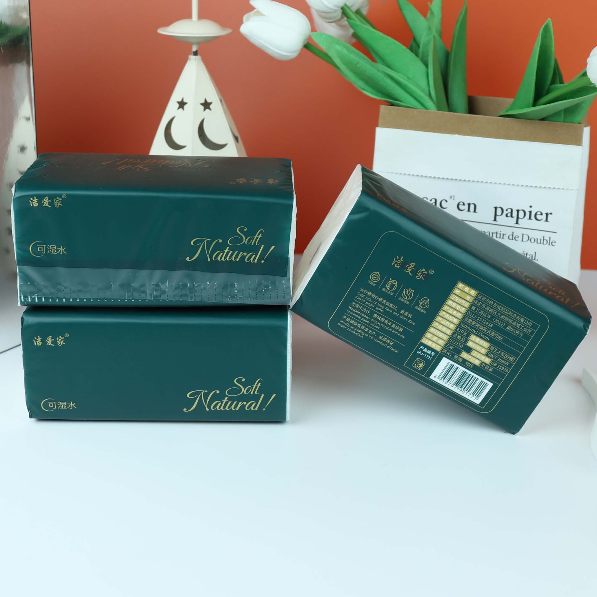 Jieaijia Pull-Out Facial Tissue - Image 2