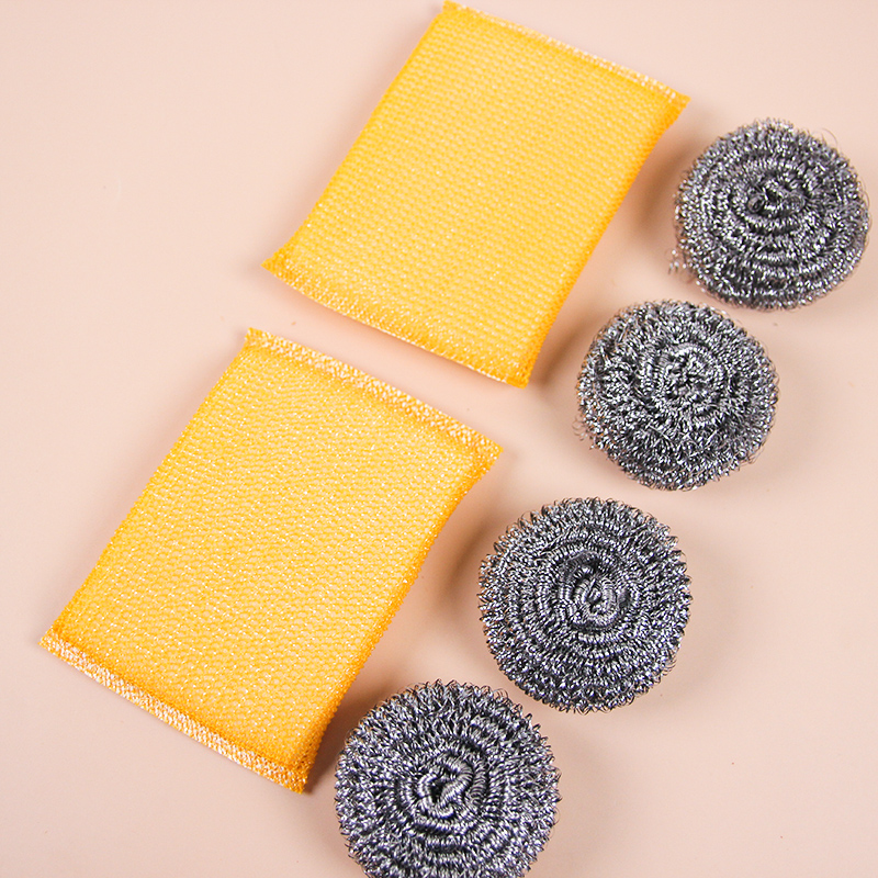 Little Yellow Duck 1077 Stainless Steel Scourers + Cleaning Sponges - Image 2