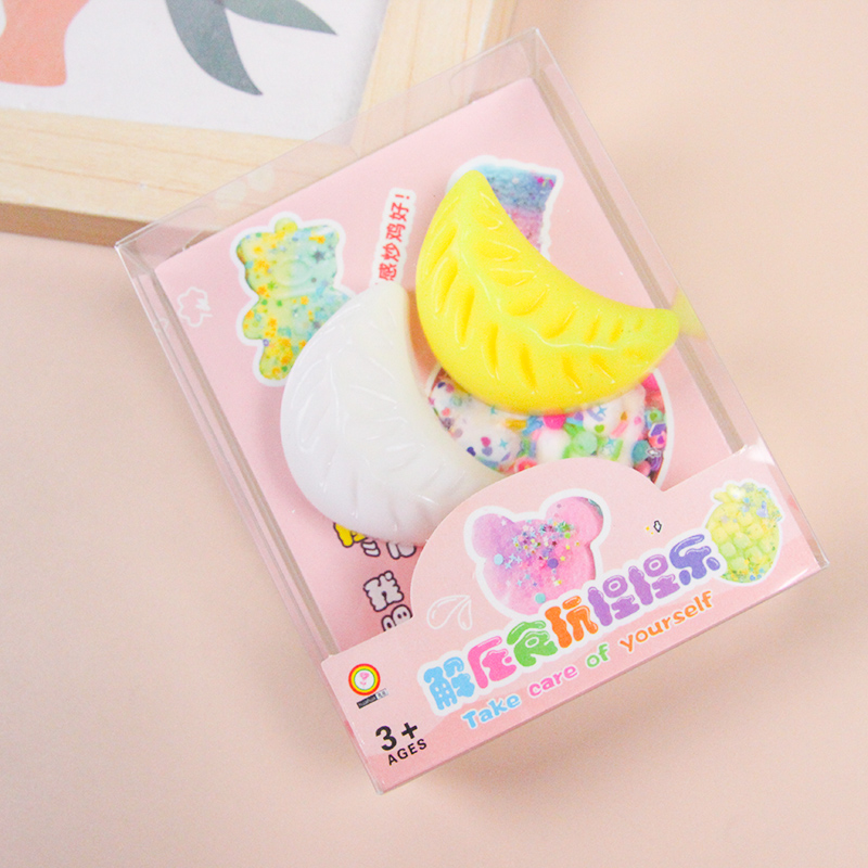 Food Dumpling Squeeze Toy (2 Pieces)