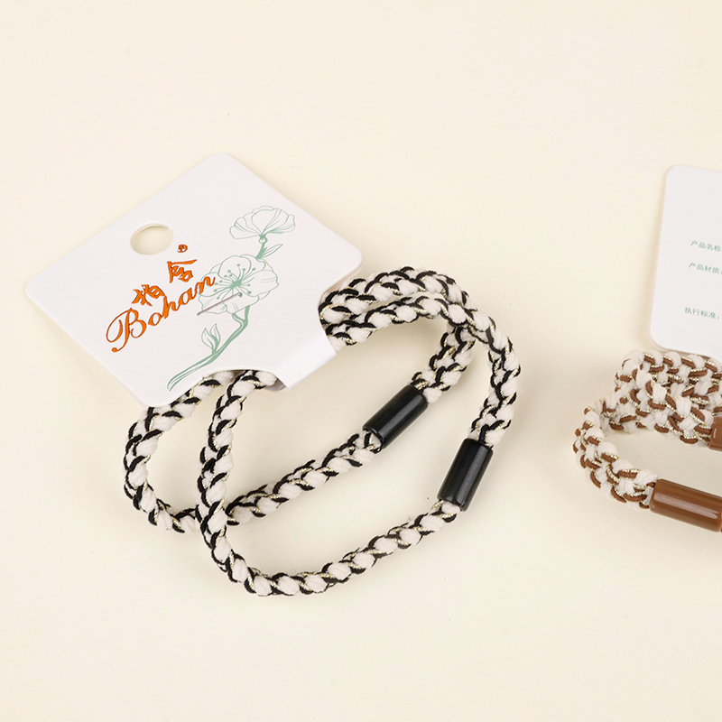 Two gold braid flat bands - Image 2