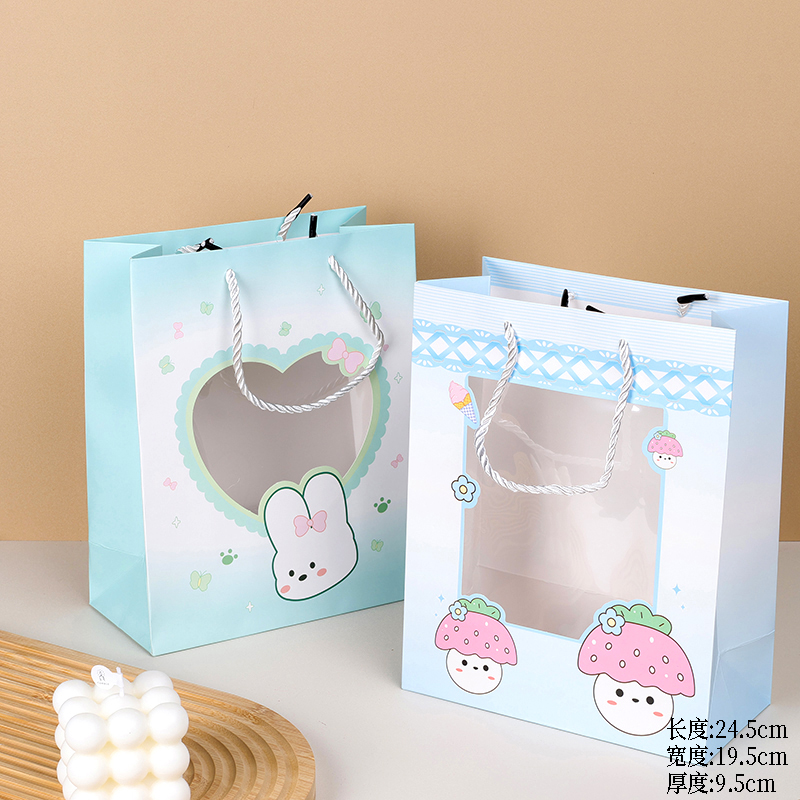 Vertical medium openwork gift bag (random) - Gambar 2