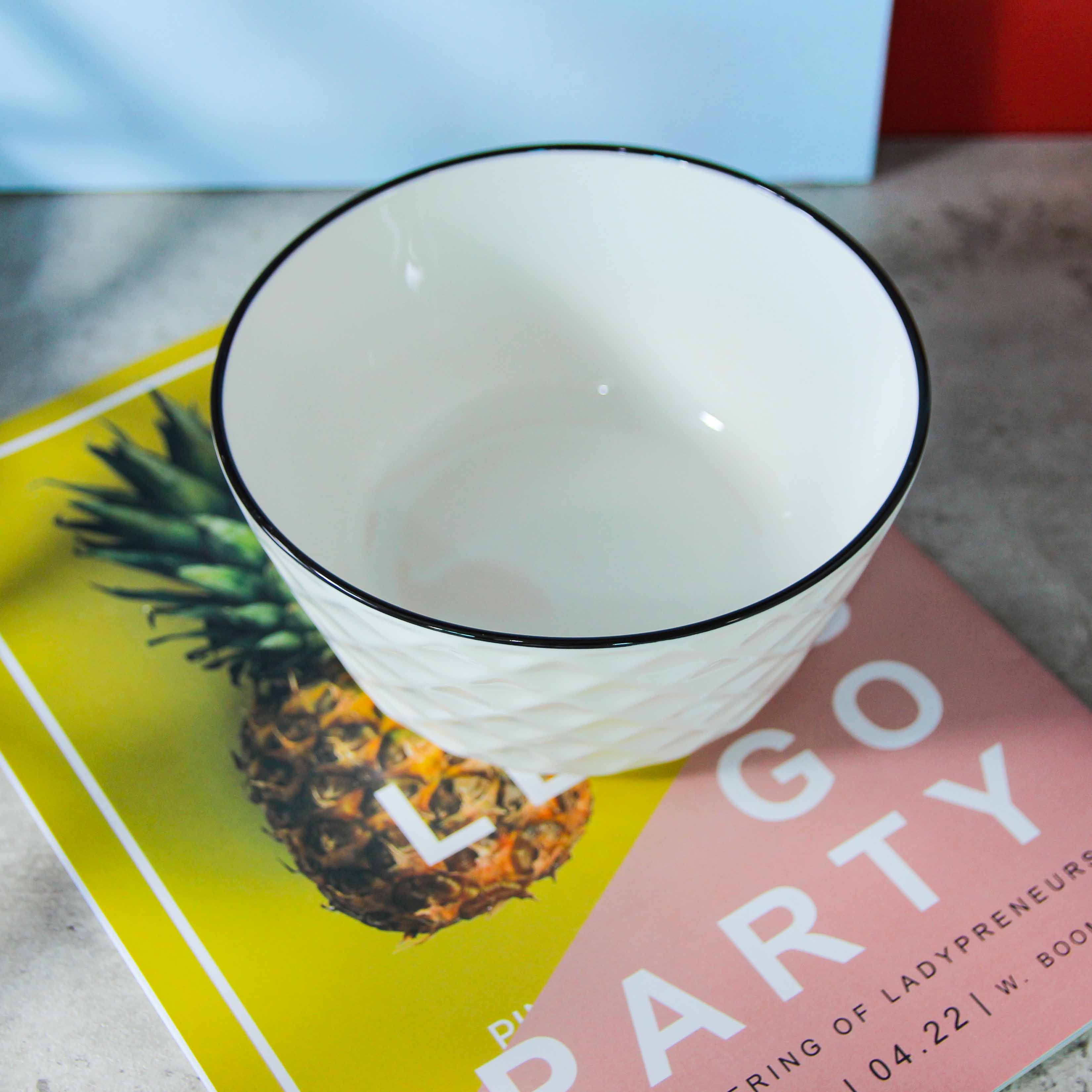 6 inch diamond rose bowl - Image 3