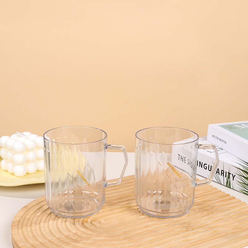 CHT-8119 Light Luxury Pet Vertical Grain Mouth Cup