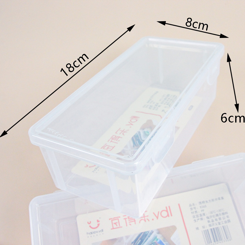 Yidele 8365 Transparent Rectangular Storage Box
