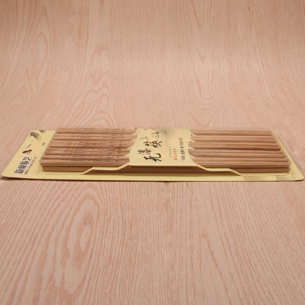 Suction card ten pairs of pyrolytic chopsticks 0008 - Image 2