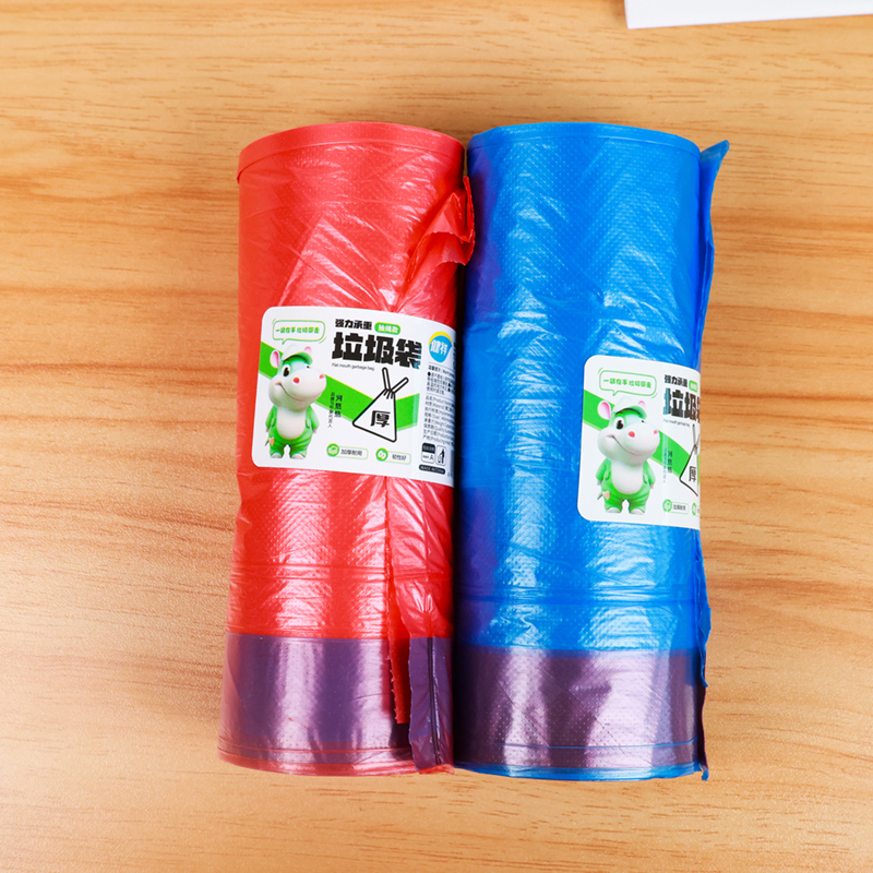 2823 drawstring garbage bag 200 roll/piece (color)