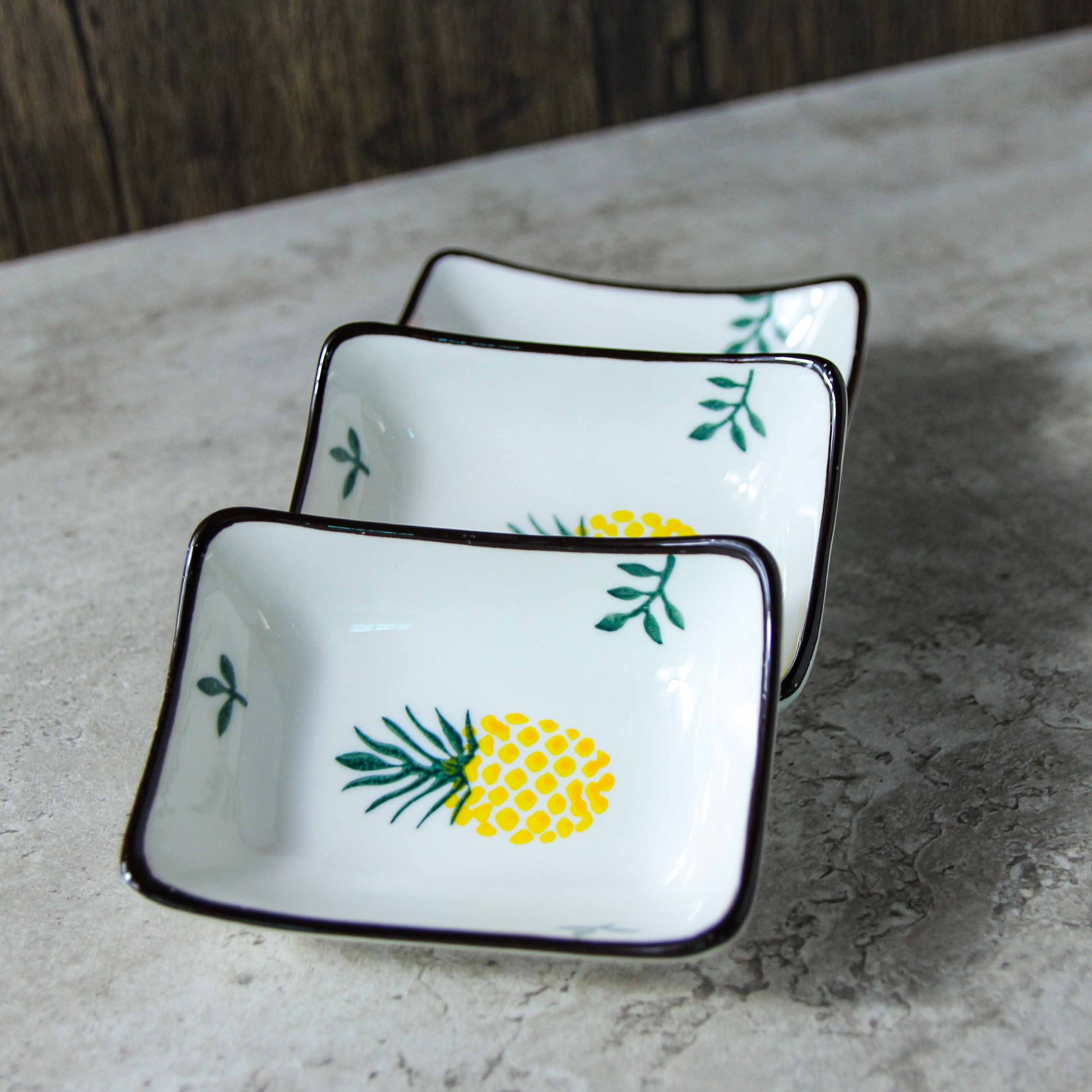 Hongjiada Rectangular Dish (1065 Pineapple) - 图片 2
