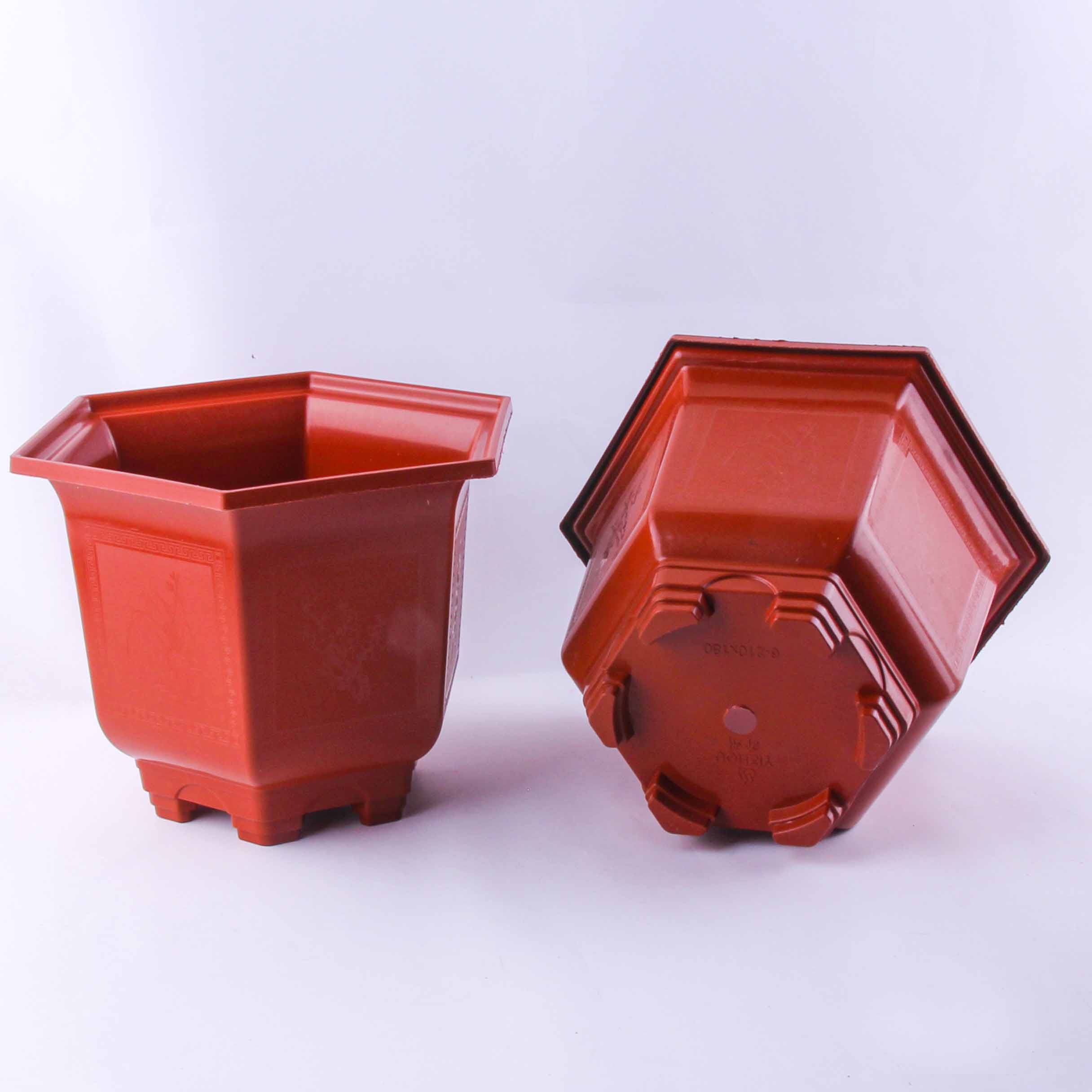 6-210 Hexagonal Flowerpot - Ảnh 2