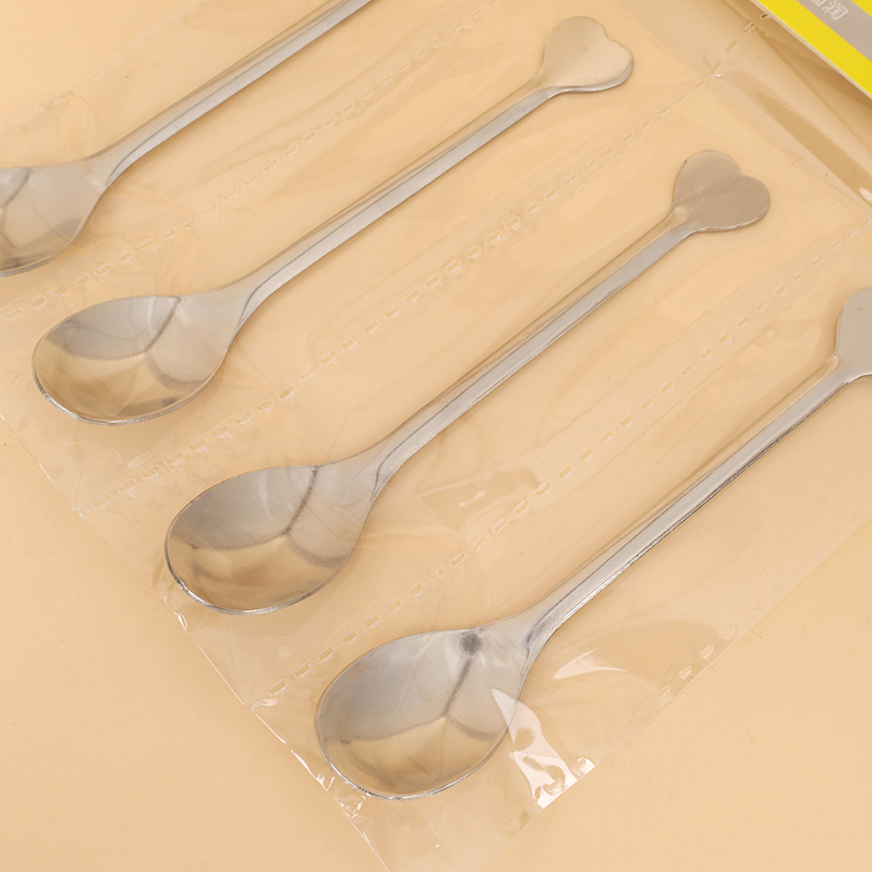 6710 crown rabbit heart-shaped seasoning spoon (card pack 4) - Image 2