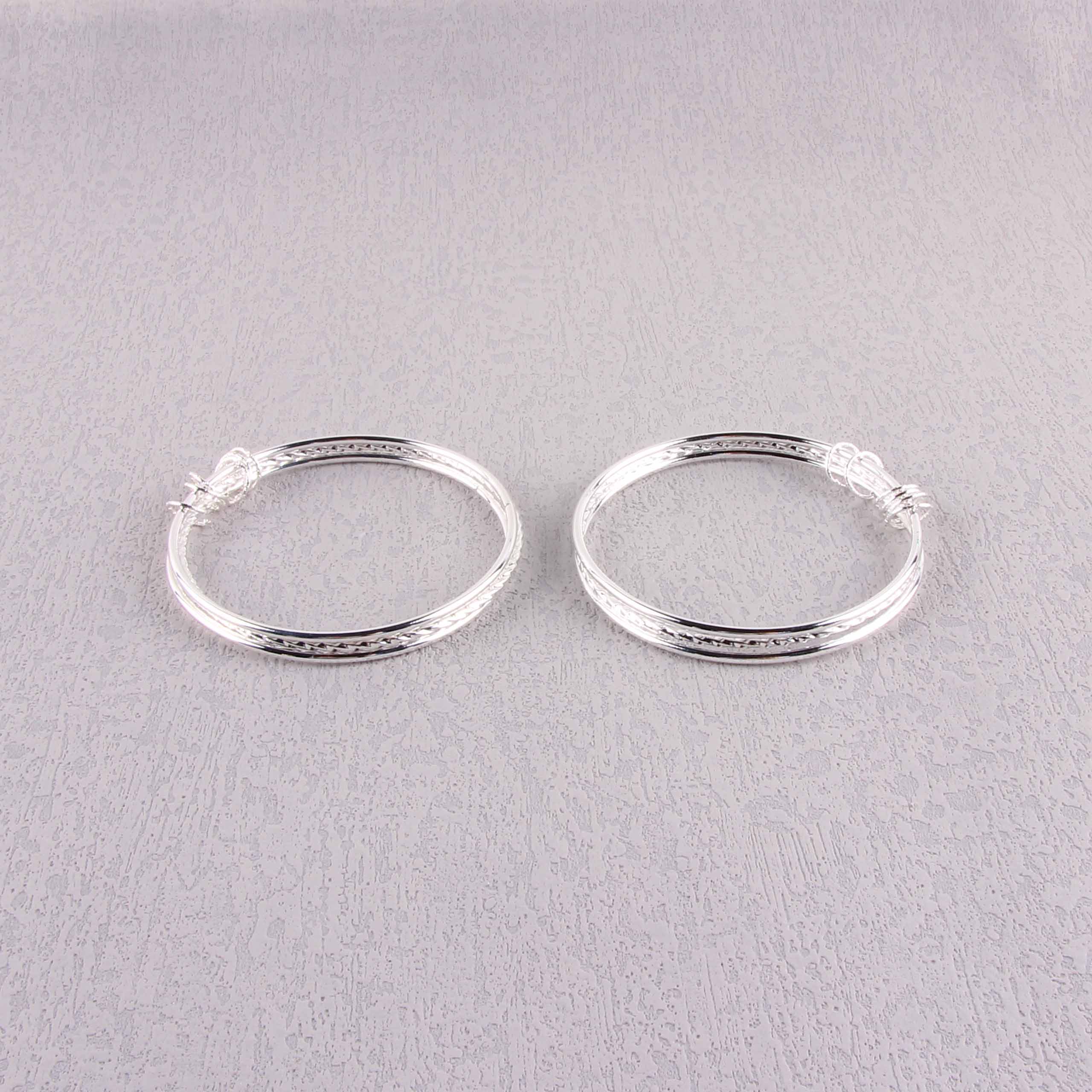 Three-Circle Silver Bracelet - Image 2