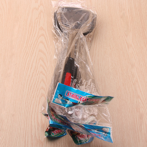 Black Handle Stainless Steel Spatula - Image 2