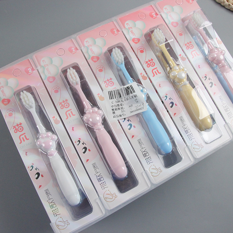 C-108 Children'S Cat Paw Toothbrush - Image 4