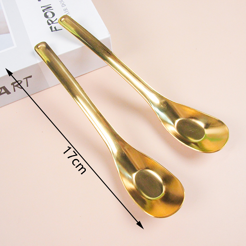 Gold-Plated Yuanbao Spoon