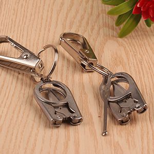 Scissors Three-Piece Set Keychain