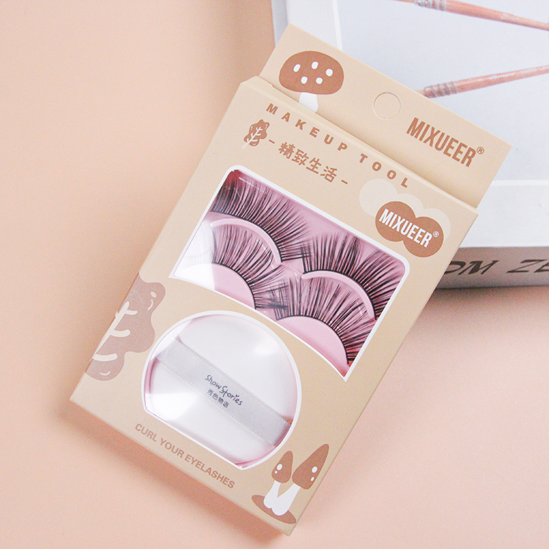 Ym-018 False Eyelashes + Cushion Foundation Combo (2 Pairs) - Image 2