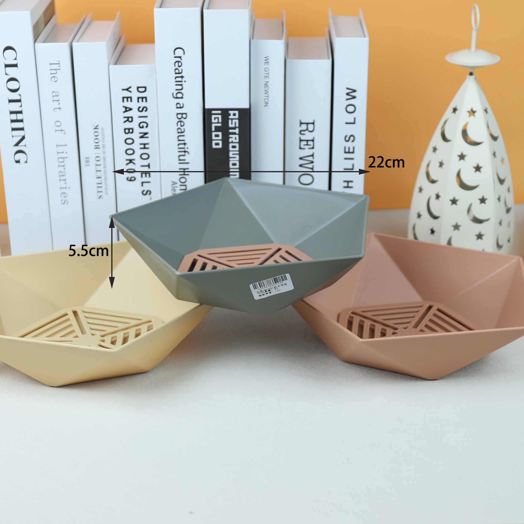 Yidele Drain Fruit Plate 6040 - Image 4