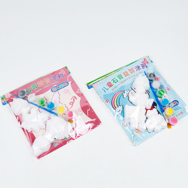 Song Mu Wood Painted Plaster Painting (Four Bags)