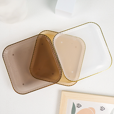 2622 Transparent Gold Plate