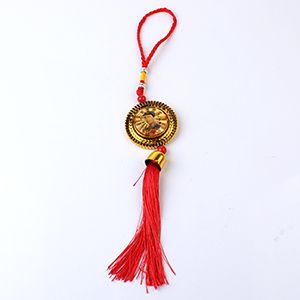 Lace round rotate frame Chinese knot - 이미지 2