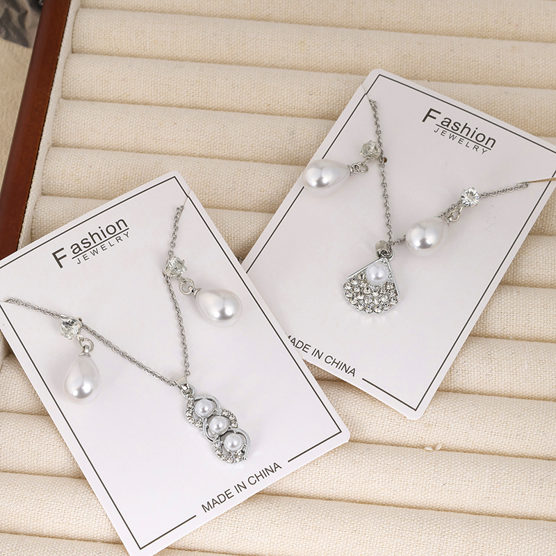 Diamond pearl necklace suit - Image 5