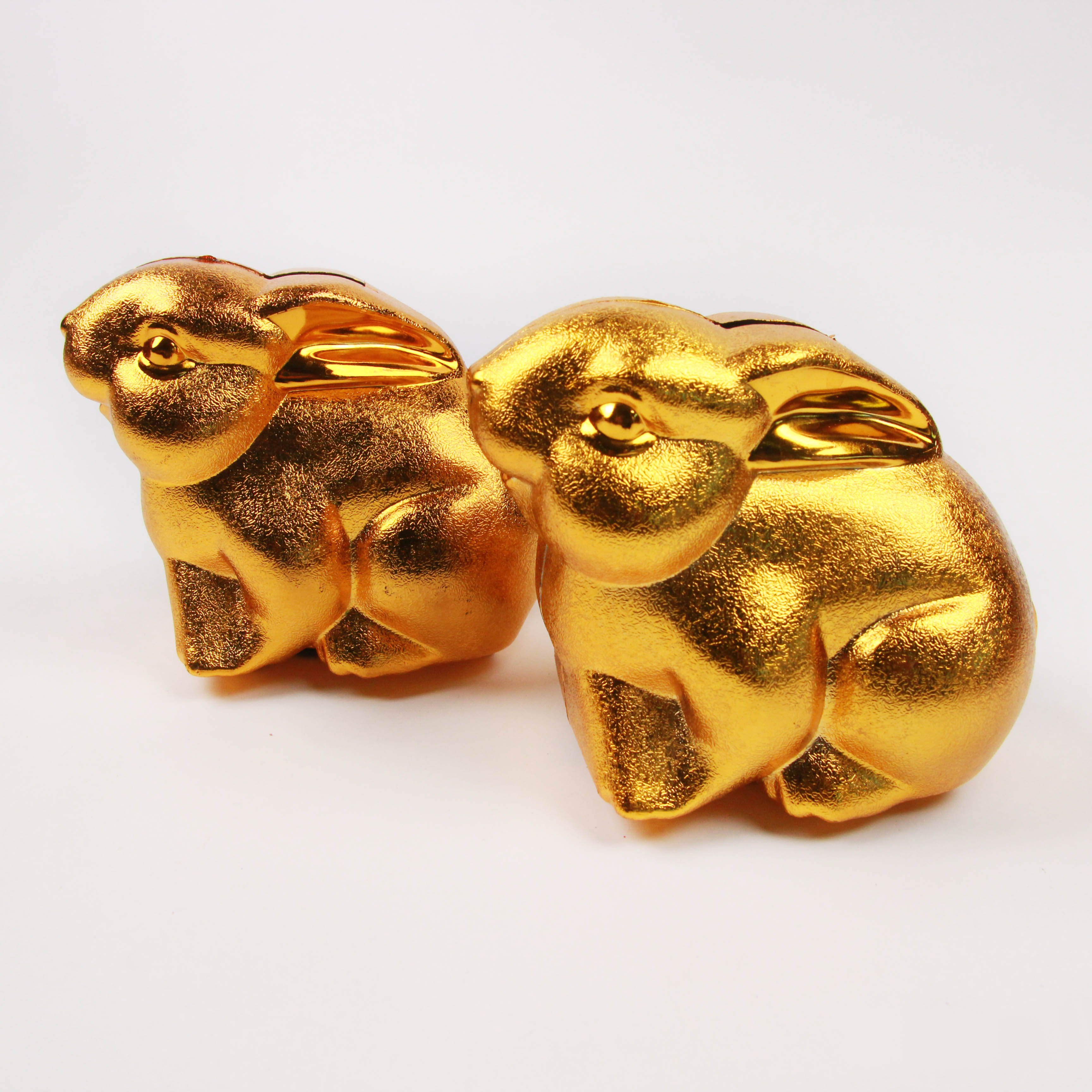 Hộp đựng tiền hình thỏ vàng 6 inch