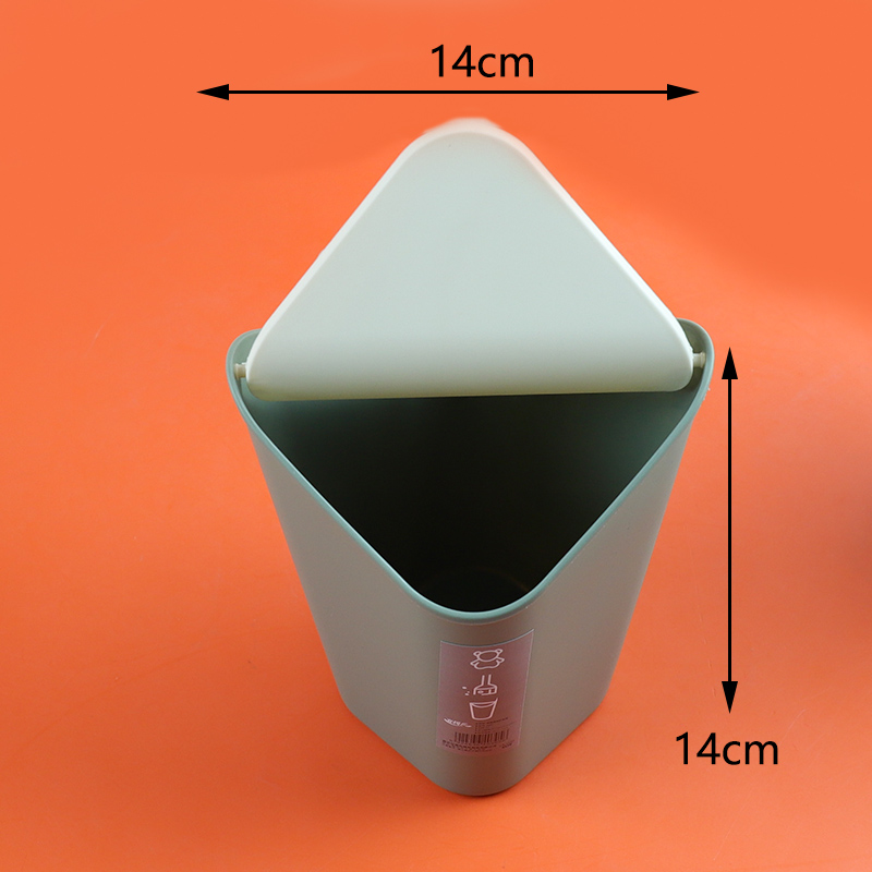 Yidele 8347 Shake Cover Desktop Trash Can - Image 2