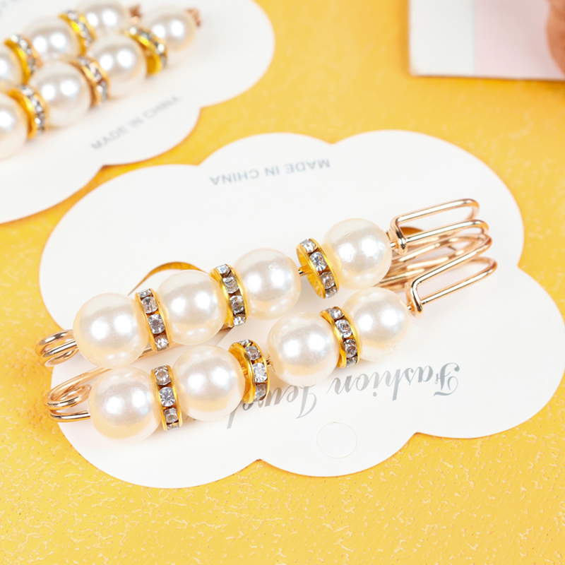 Boxed two pearl waist pin