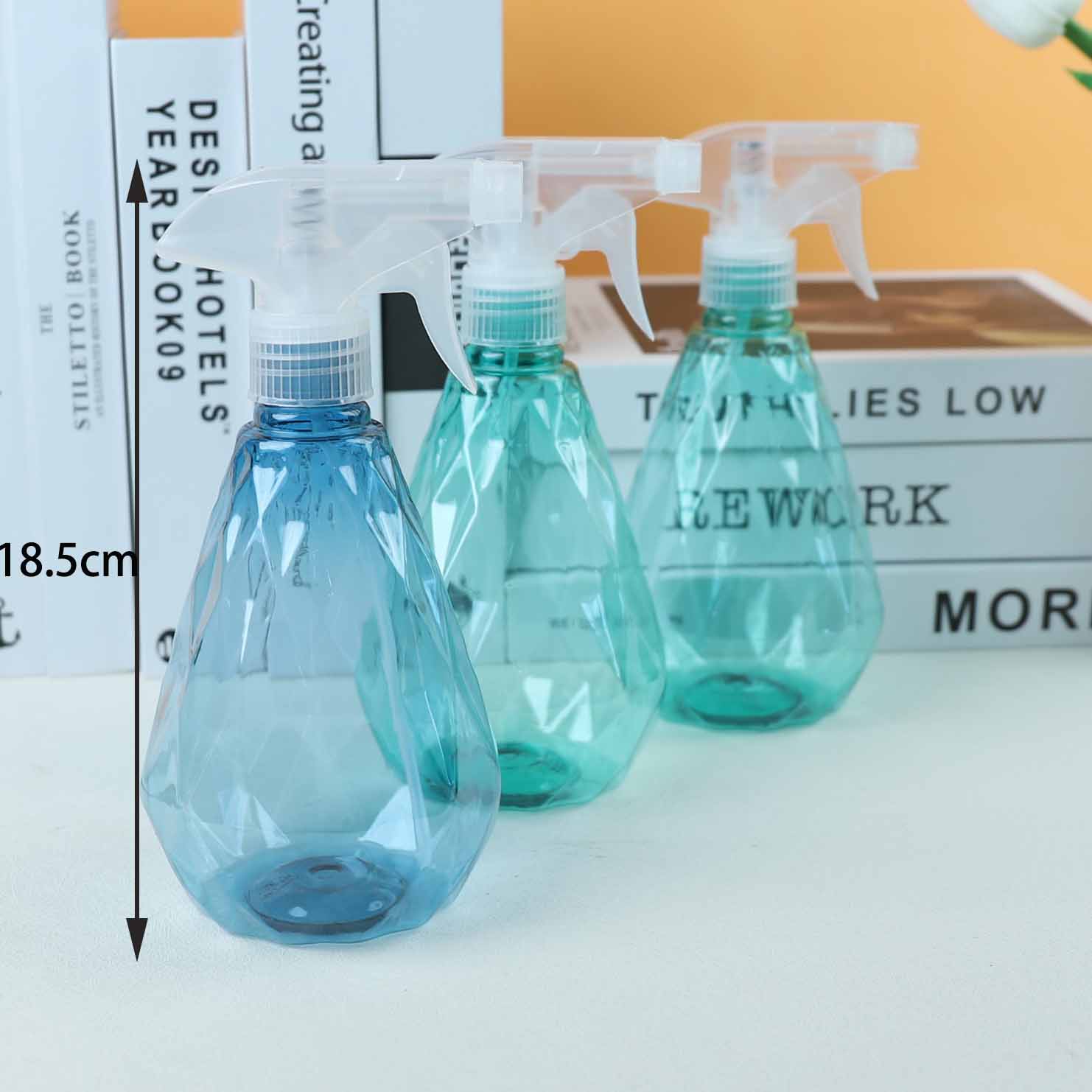 161 Square Crystal Spray Bottle (500Ml) (8/Pack) - Image 3