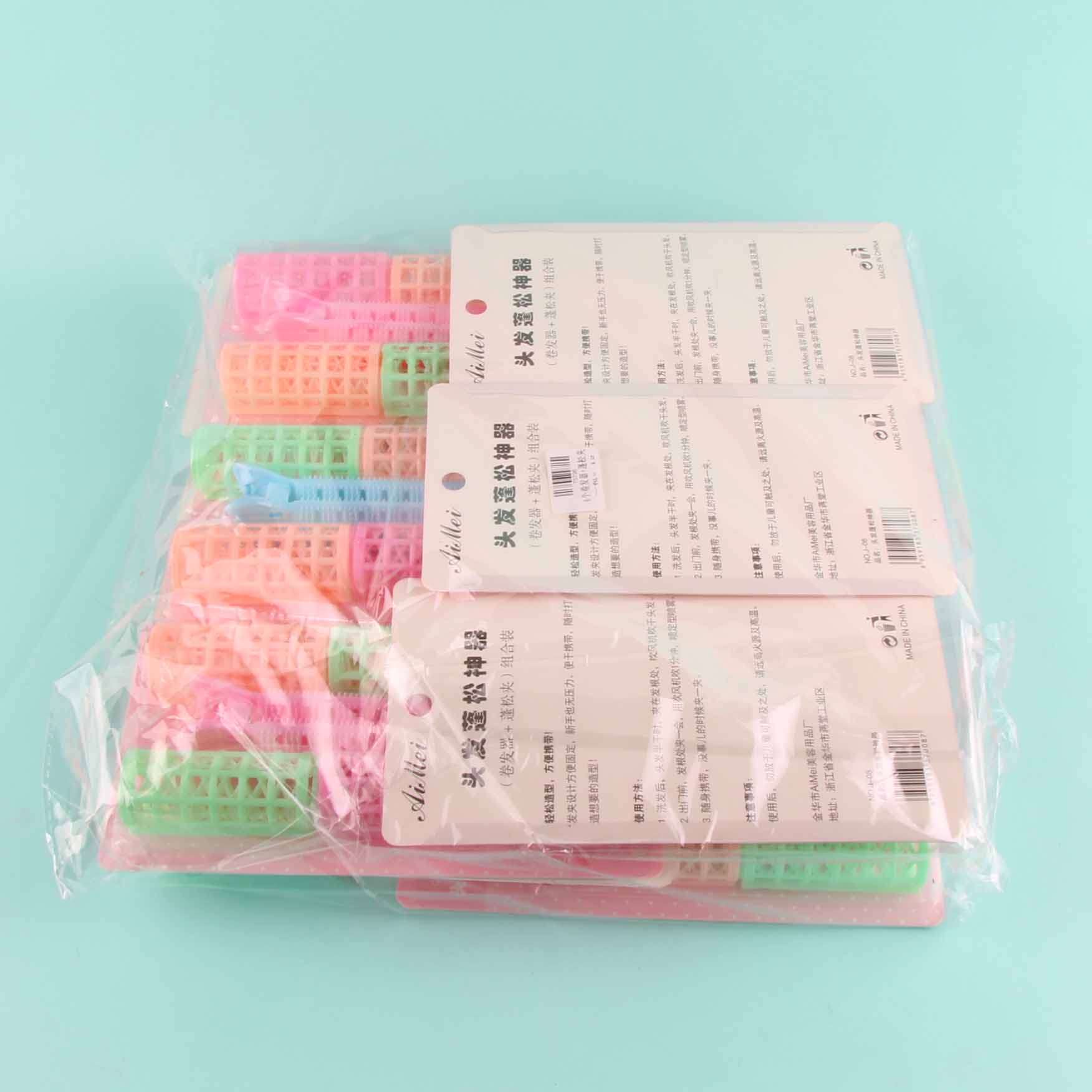 4 Curlers + Fluffy Clip - Image 2