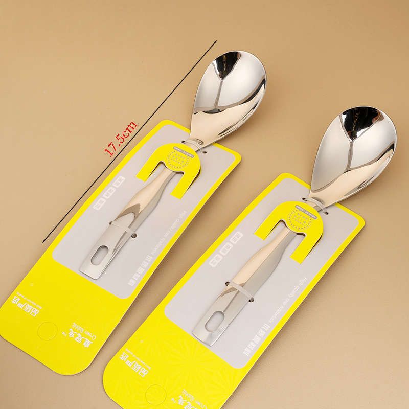 6421 crown rabbit non-magnetic oval spoon