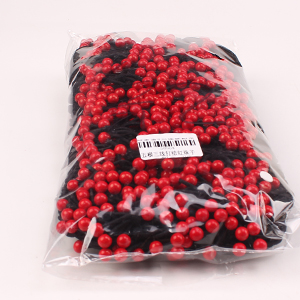 Five Three-Line Knotted Red Beads - 图片 2