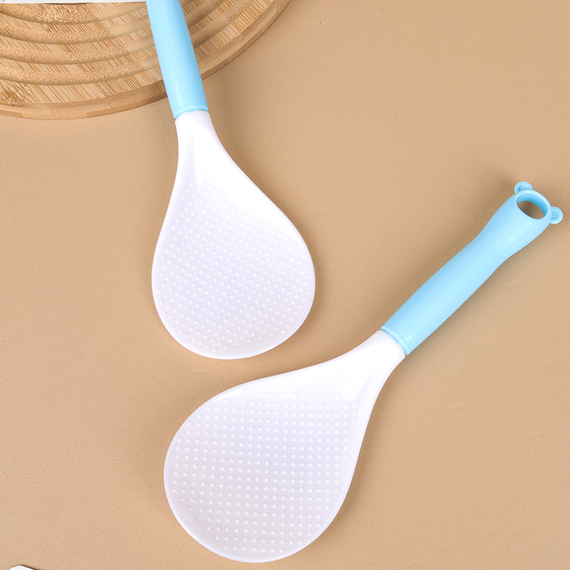 285-B2 Two Two-color White Rice Spoons - Ảnh 2