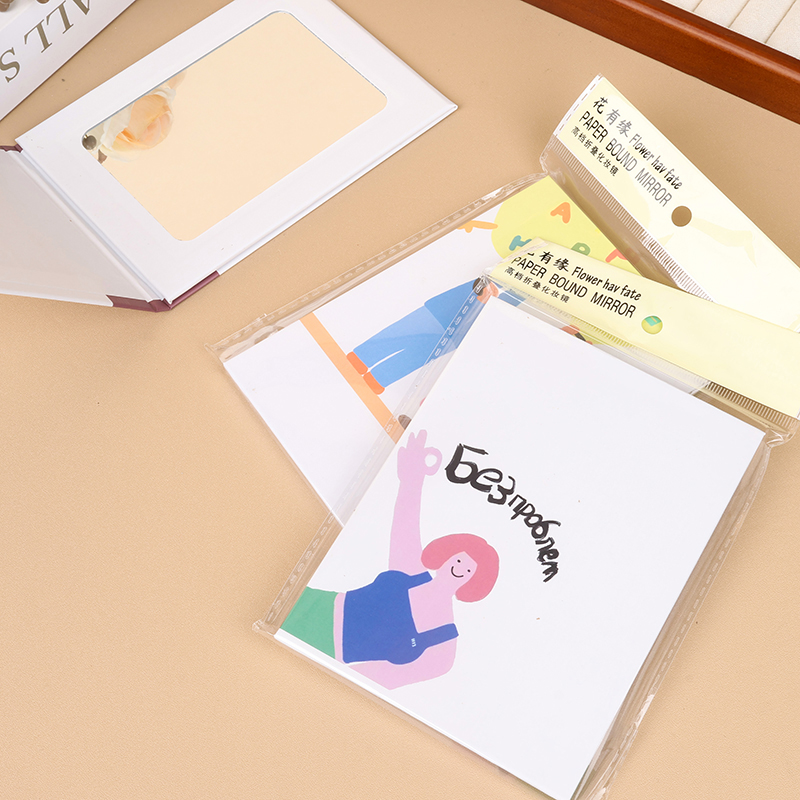 606 flower predestined paper stack mirror (15x 11.2)