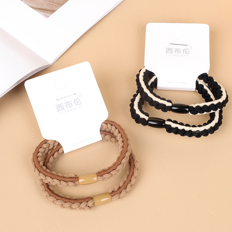 Two cream-colored base braid bands - Image 2